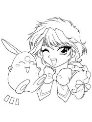 plansa de colorat cavalerul magic rayearth #9