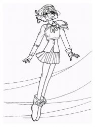 plansa de colorat cavalerul magic rayearth #16