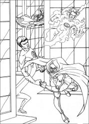 plansa de colorat cei patru fantastici #18