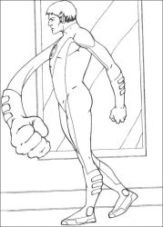 plansa de colorat cei patru fantastici #19