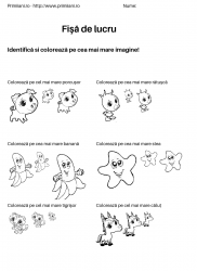 fise de lucru pentru  numere #1