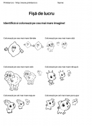 fise de lucru pentru  numere #5