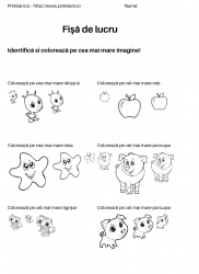 fise de lucru pentru  numere #6