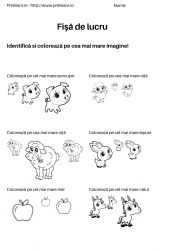 fise de lucru pentru  numere #1