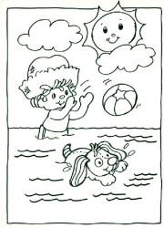 plansa de colorat charlotta cu capsuni #9