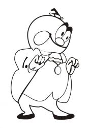 plansa de colorat cipollino #2