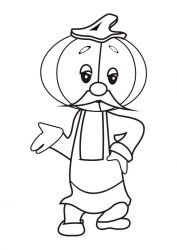 plansa de colorat cipollino #3