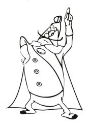 plansa de colorat cipollino #5