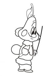 plansa de colorat cipollino #7