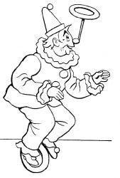 plansa de colorat circul #2