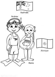 plansa de colorat copii de pretutindeni #3