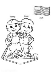 plansa de colorat copii de pretutindeni #4