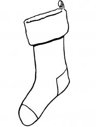 plansa de colorat craciun cadouri #5