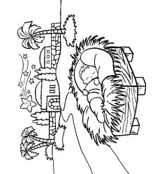 plansa de colorat craciun cei trei magi #3