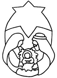 plansa de colorat craciun cei trei magi #14