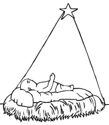 plansa de colorat craciun cei trei magi #19