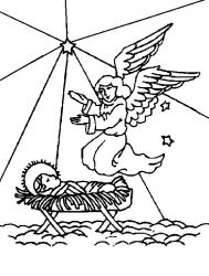 plansa de colorat craciun cei trei magi #20