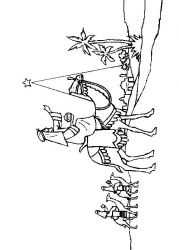 plansa de colorat craciun cei trei magi #21