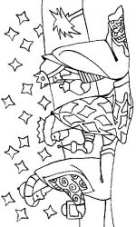 plansa de colorat craciun cei trei magi #14