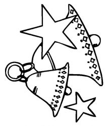 plansa de colorat craciun clopotei #10