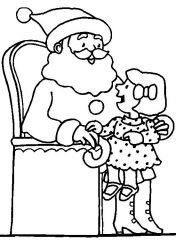 plansa de colorat craciun copii #18