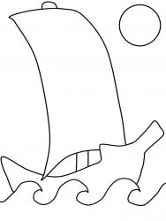 plansa de colorat cristofor columb #10