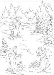 plansa de colorat cronicile din narnia #7