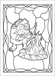 plansa de colorat cronicile spiderwick #7