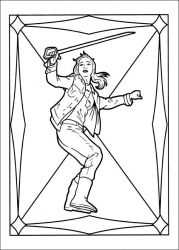 plansa de colorat cronicile spiderwick #8