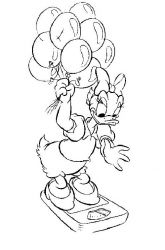 plansa de colorat donald duck #8