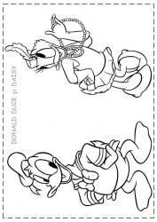 plansa de colorat donald duck #18