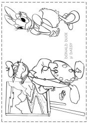 plansa de colorat donald duck #6