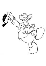 plansa de colorat donald duck #15