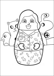 plansa de colorat eroii orasului higgly #15