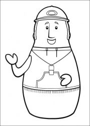 plansa de colorat eroii orasului higgly #17