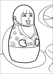 plansa de colorat eroii orasului higgly #21