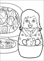 plansa de colorat eroii orasului higgly #4