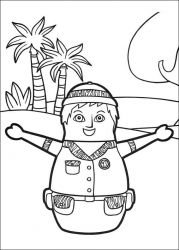 plansa de colorat eroii orasului higgly #7