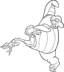 plansa de colorat excalibur #3