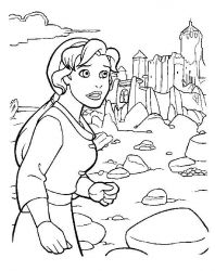 plansa de colorat excalibur #12