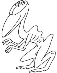 plansa de colorat extraterestrii #4