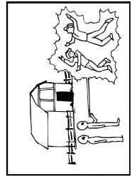 plansa de colorat extraterestrii #10