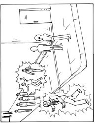 plansa de colorat extraterestrii #11