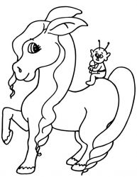 plansa de colorat extraterestrii #14