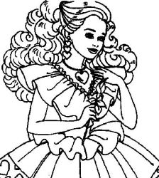 plansa de colorat fashion #4