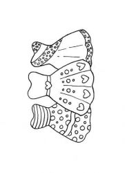 plansa de colorat fashion #7