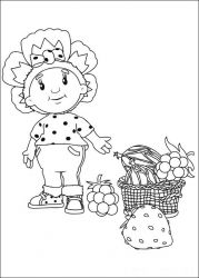 plansa de colorat fifi si floricelele #14