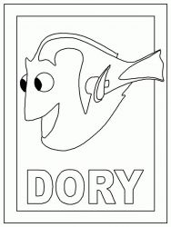 plansa de colorat finding nemo #4