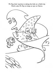 plansa de colorat finding nemo #12