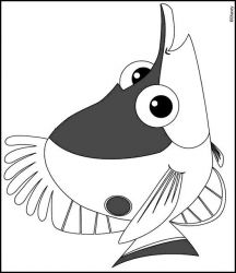 plansa de colorat finding nemo #13